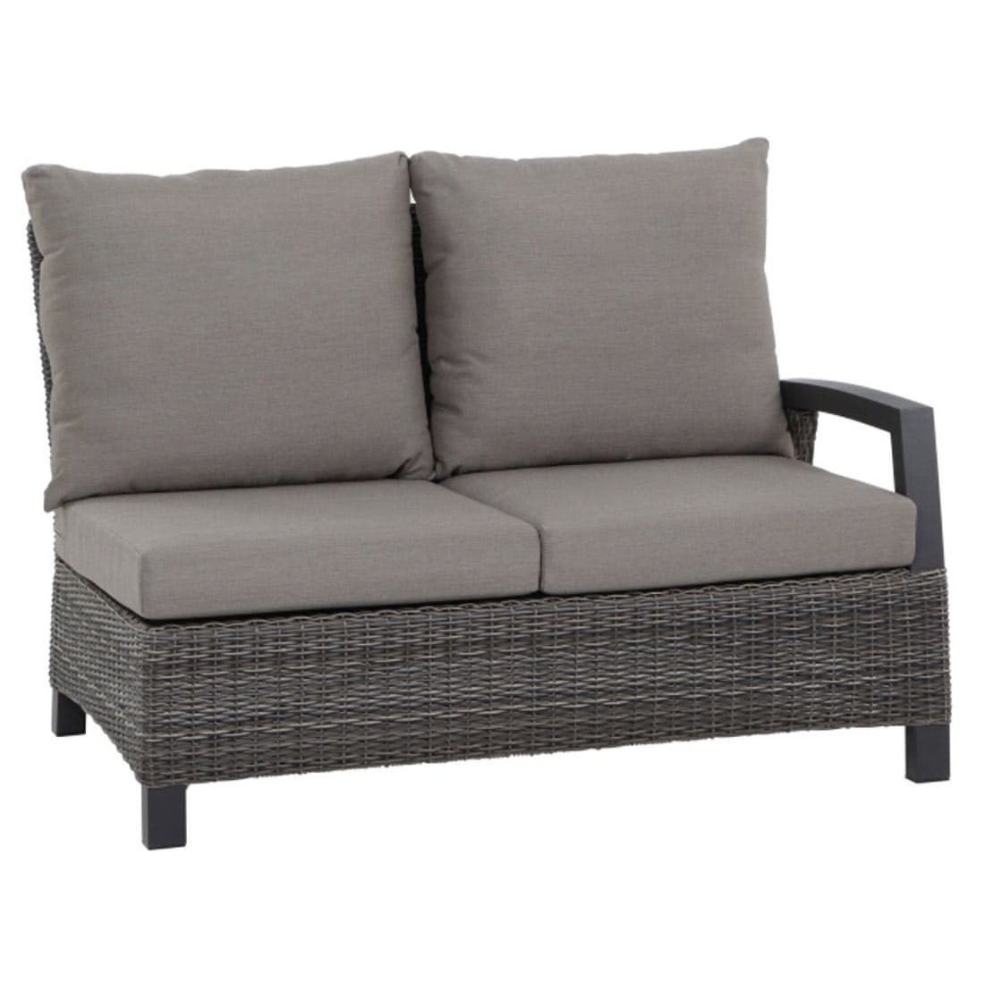 Siena Garden Corido Dininglounge Tisch 130x75cm Gardino-Geflecht/Polypropylen