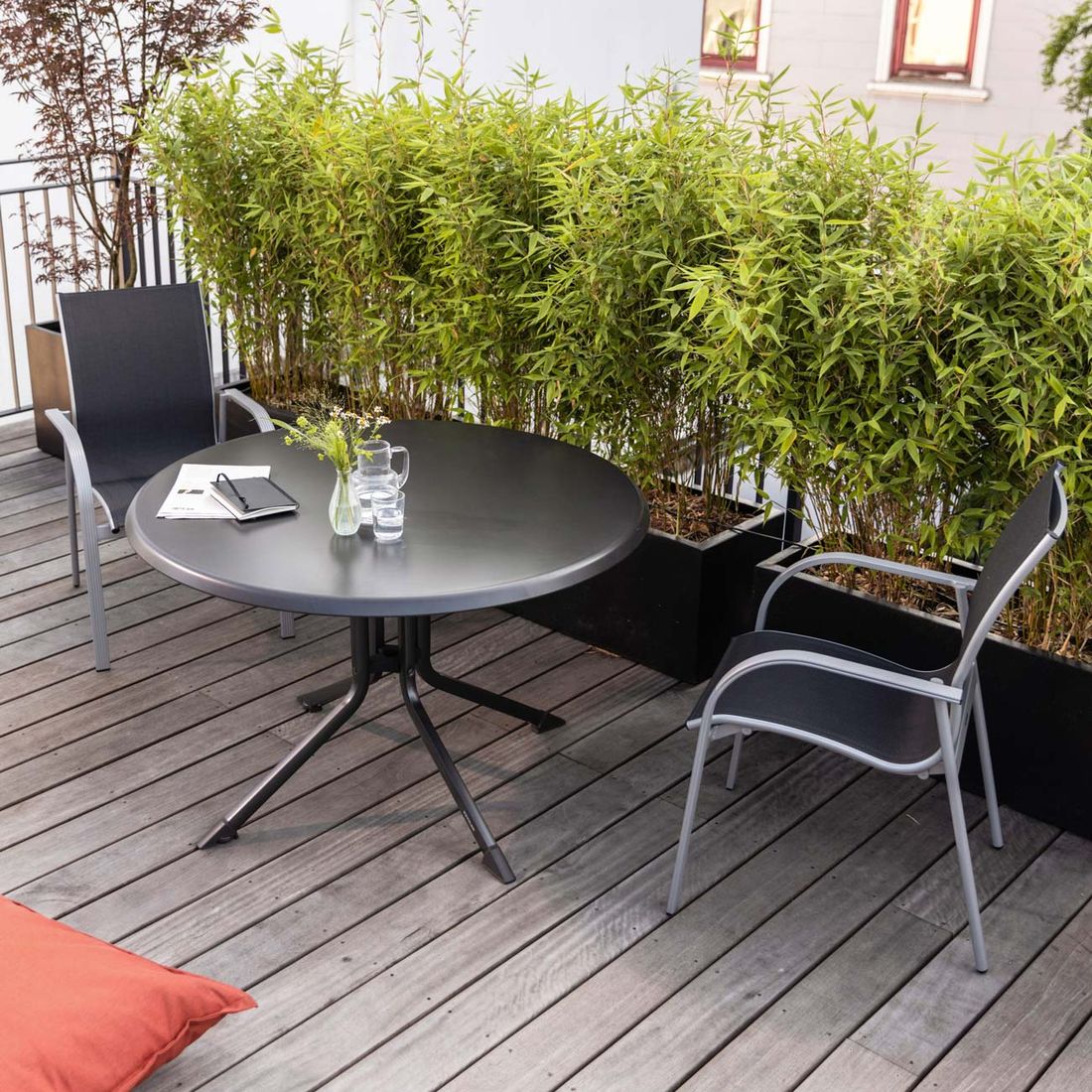 Kettler Tampa Stapelsessel Aluminium/Outdoorgewebe