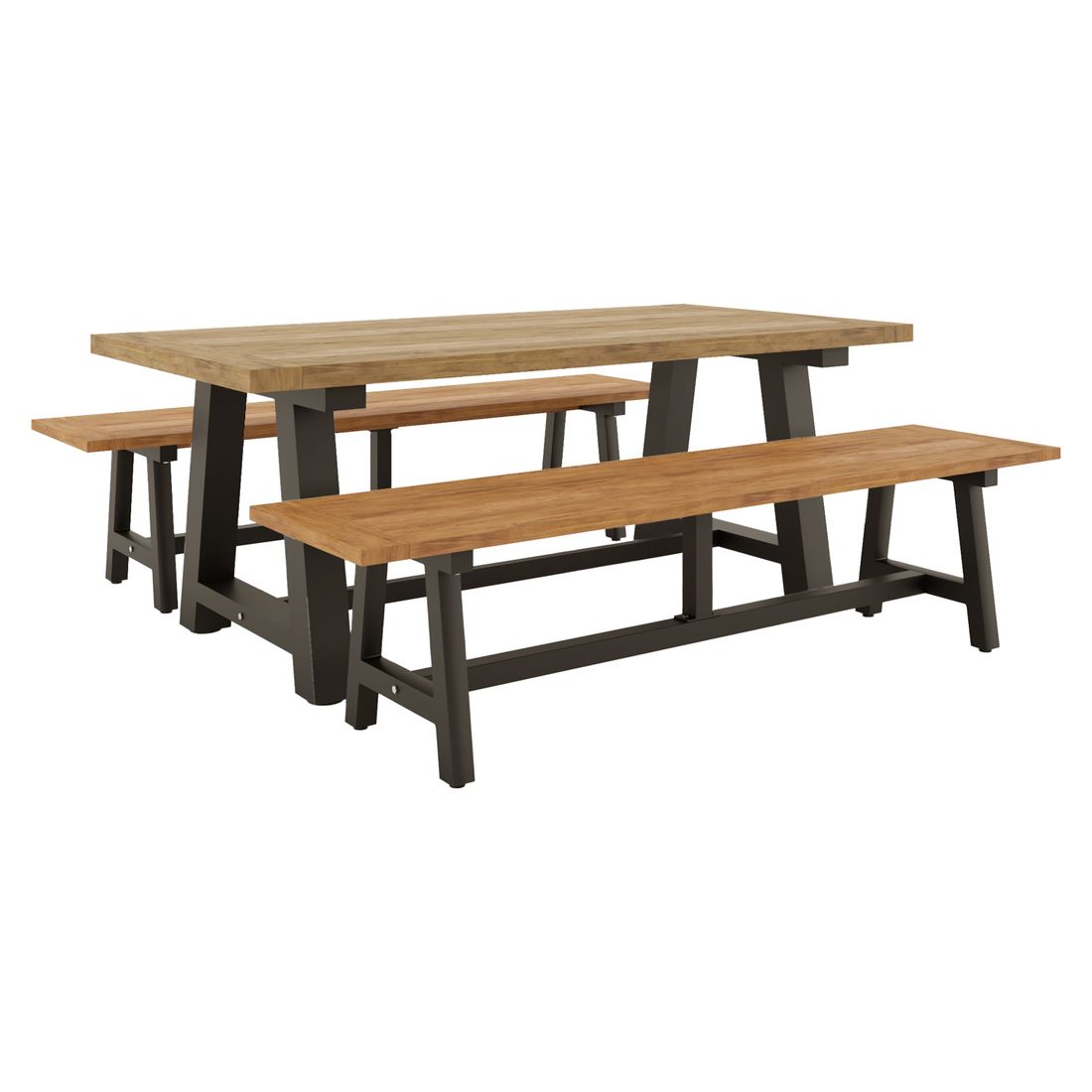OUTLIV. Omaha Gartenmöbel-Set L (6 Plätze) Tisch 200x100cm