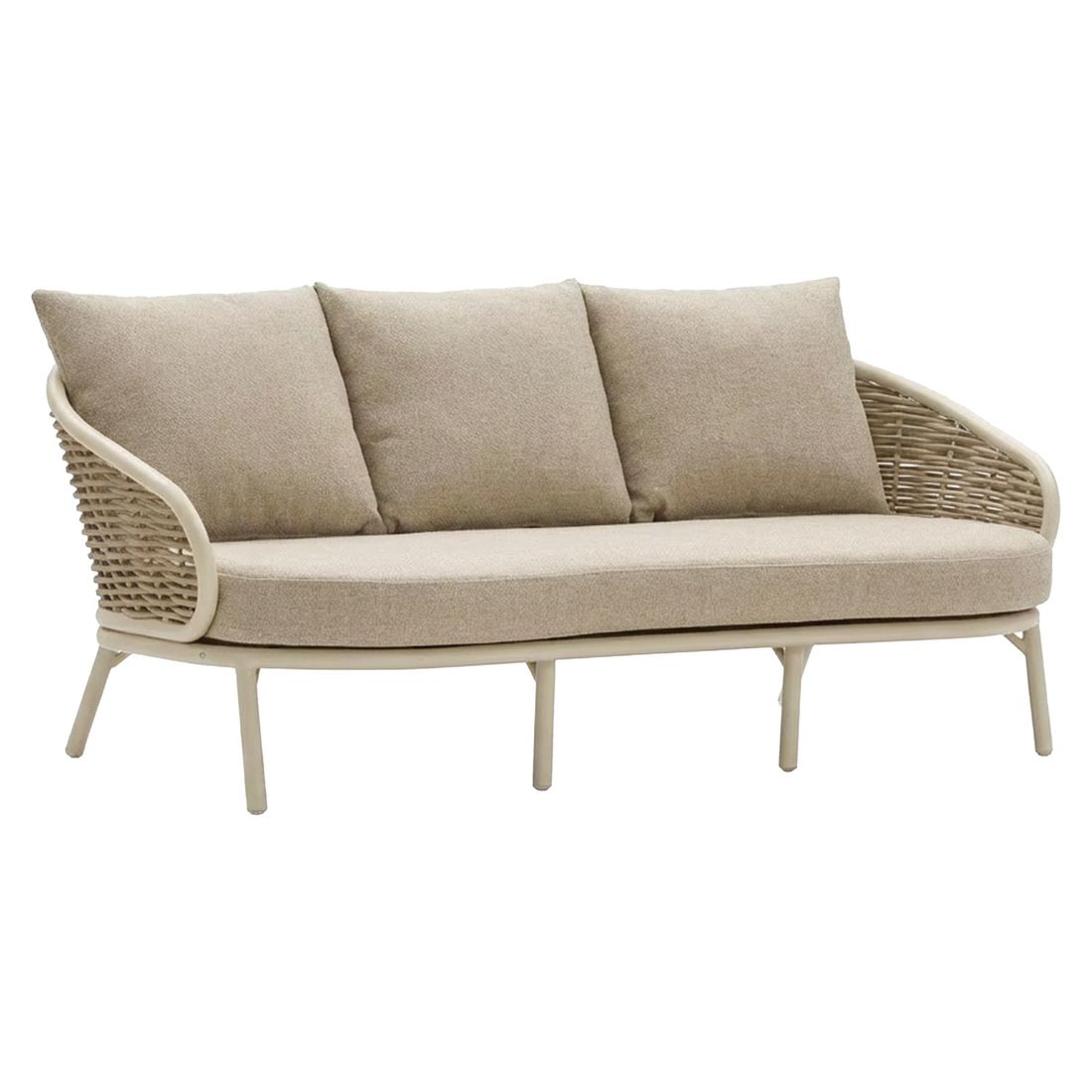 Apple Bee Pine Key Loungeset inkl. Loungetische Aluminium/Polyrattan/Bee Wett