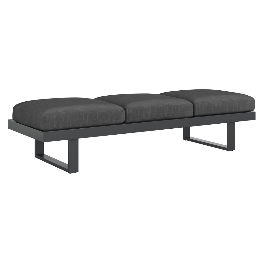 OUTLIV. Atlanta Diningsofa verstellbar Aluminium/Olefin