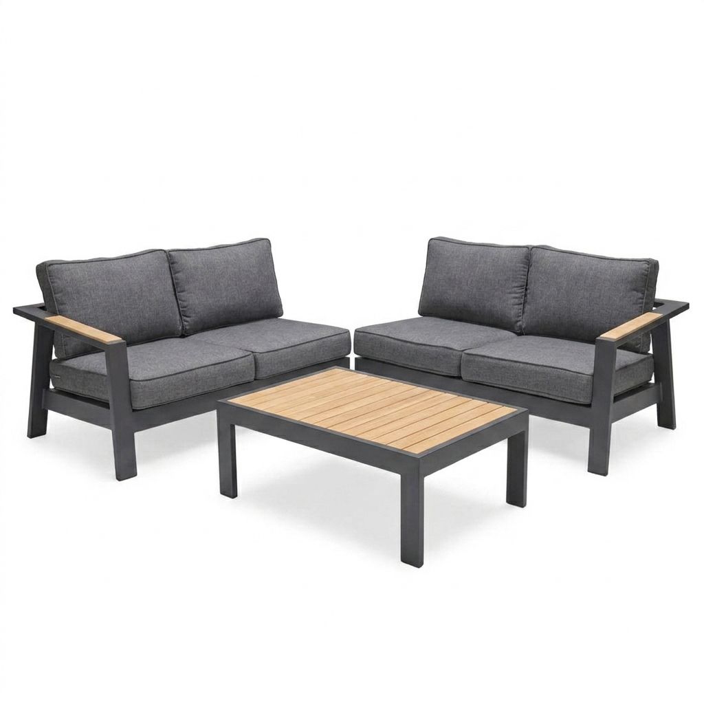 LifestyleGarden Palau Ecklounge inkl. Loungetisch Aluminium/Olefin
