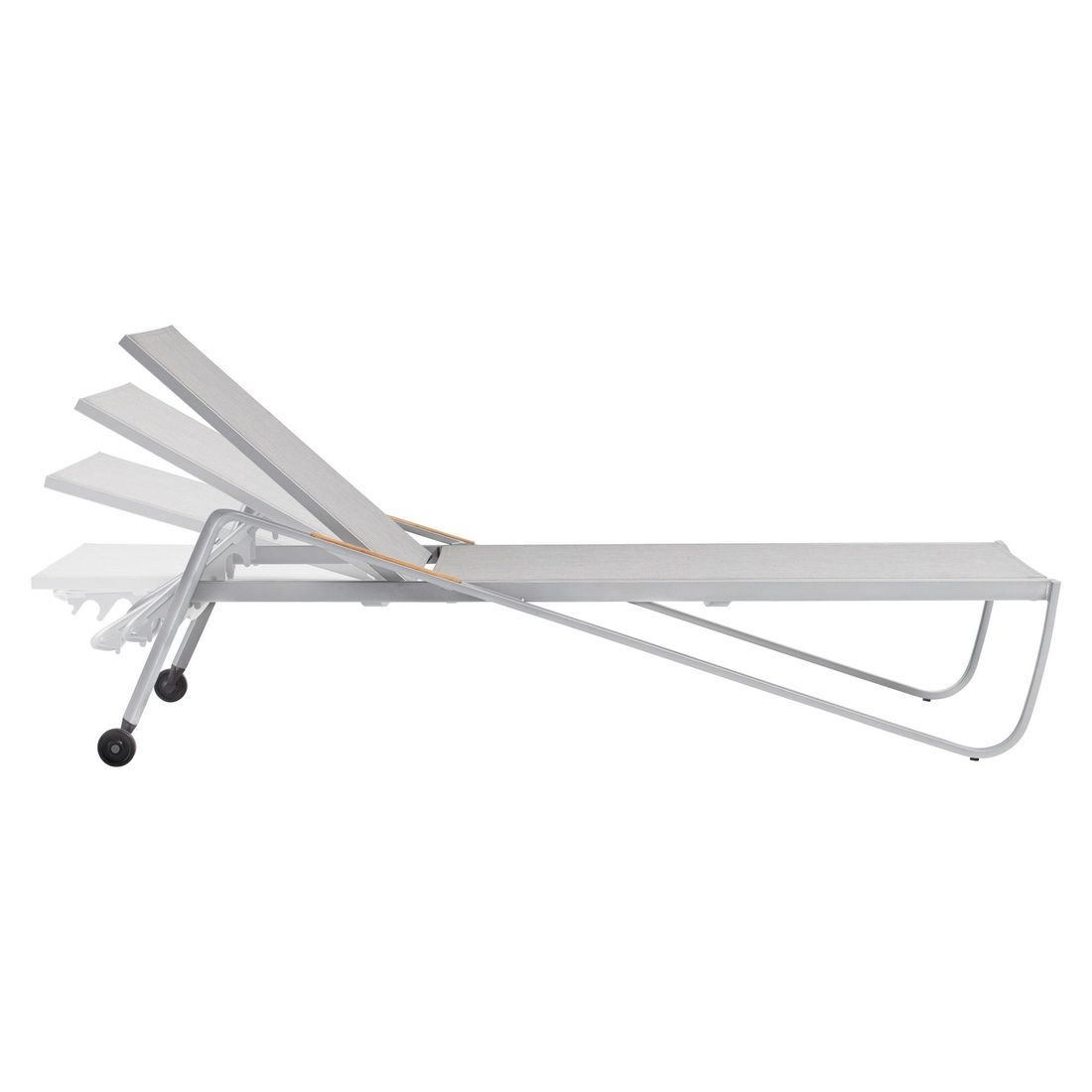 Kettler Diamond Gartenliege verstellbar Aluminium/Outdoorgewebe