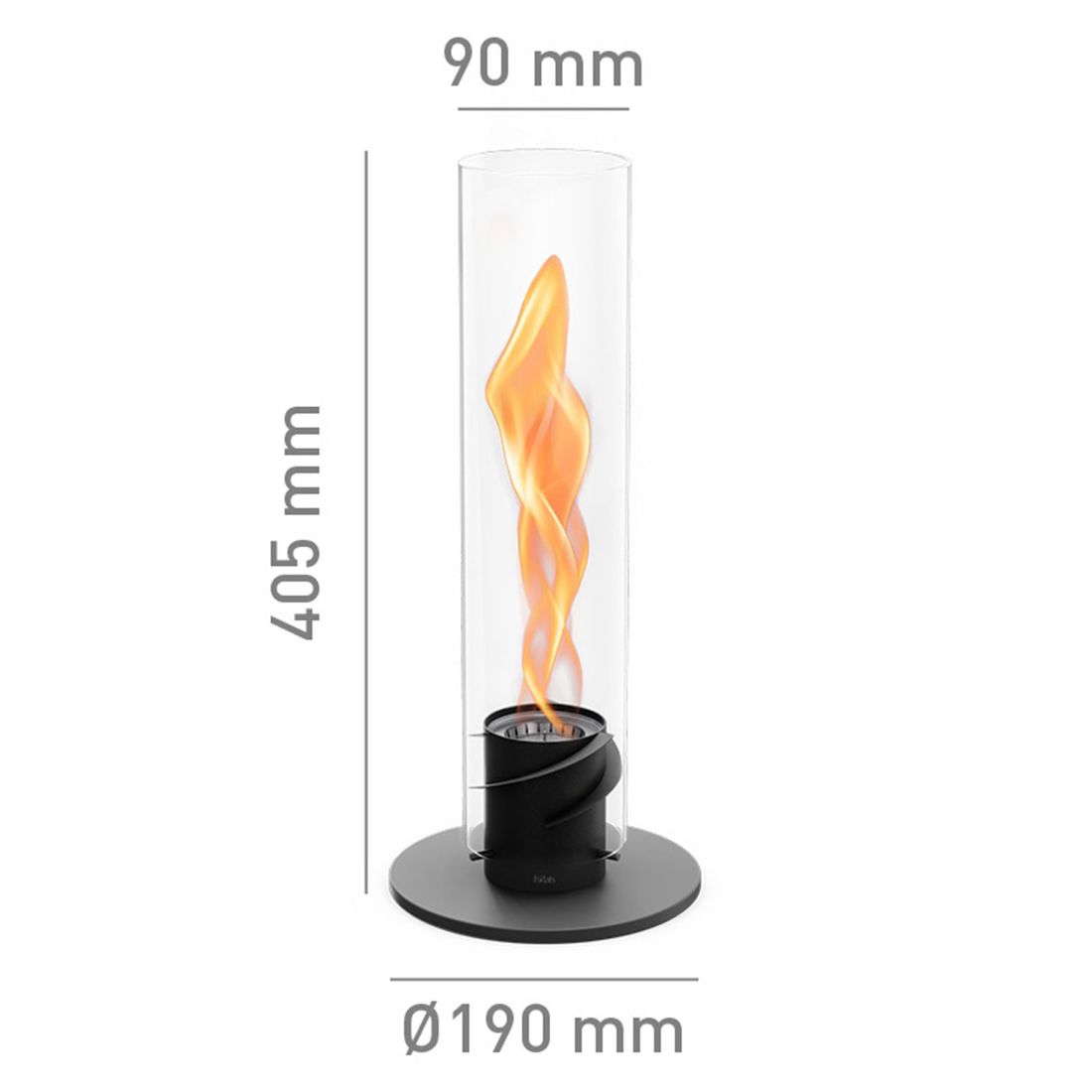 höfats SPIN 900 Tischfeuer Ø9x40,5cm