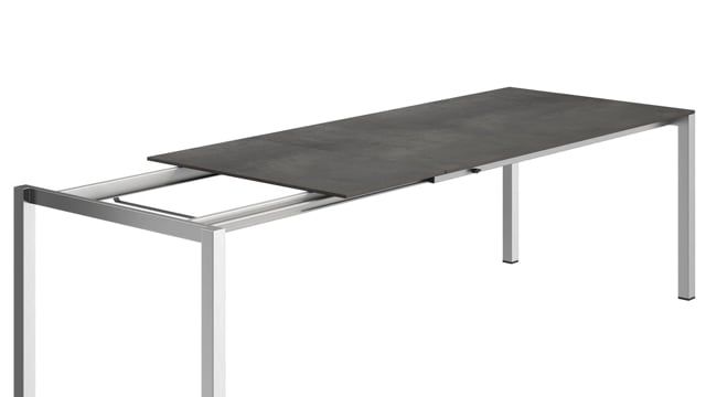 OUTLIV. Oviedo Gartenmöbel-Set M (4 Plätze) Tisch 160/217/267x92cm