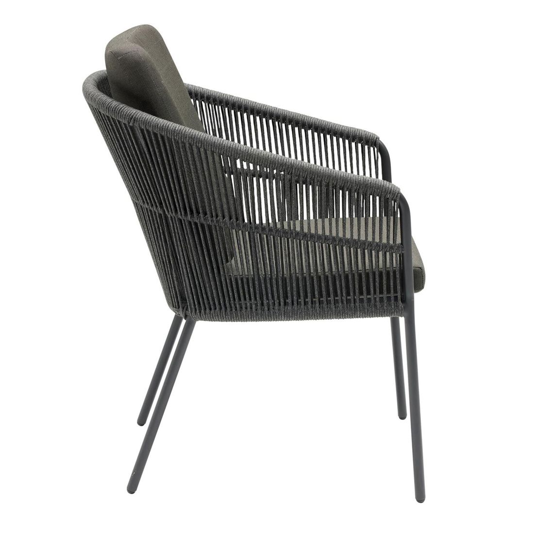 LC Garden Covo Stapelsessel Aluminium mit Sitz- und Rückenkissen