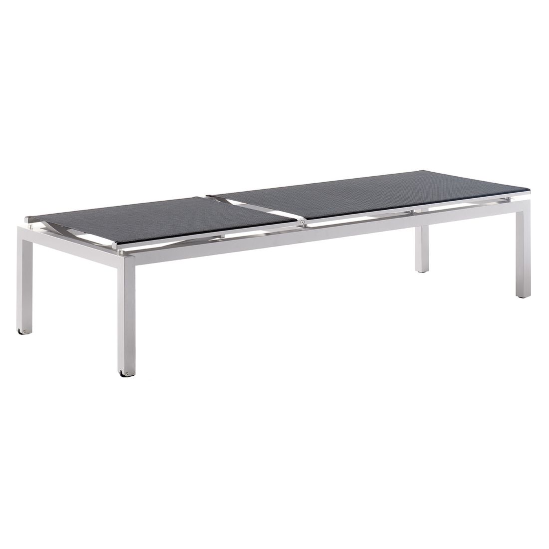 Sieger Brest Gartenliege verstellbar Aluminium/Textilux