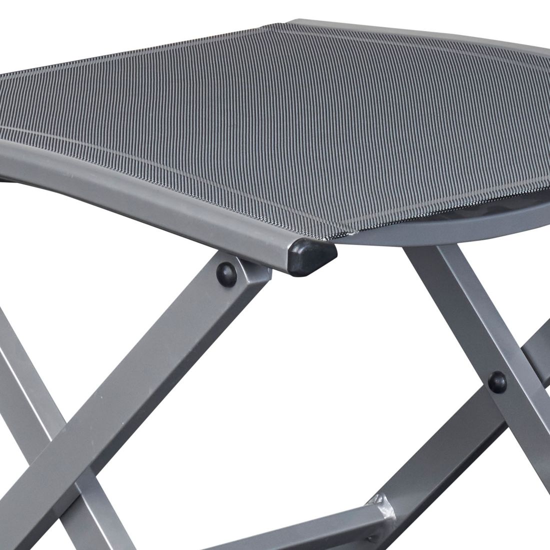 OUTLIV. Melbourne Gartenhocker Aluminium/Textilene