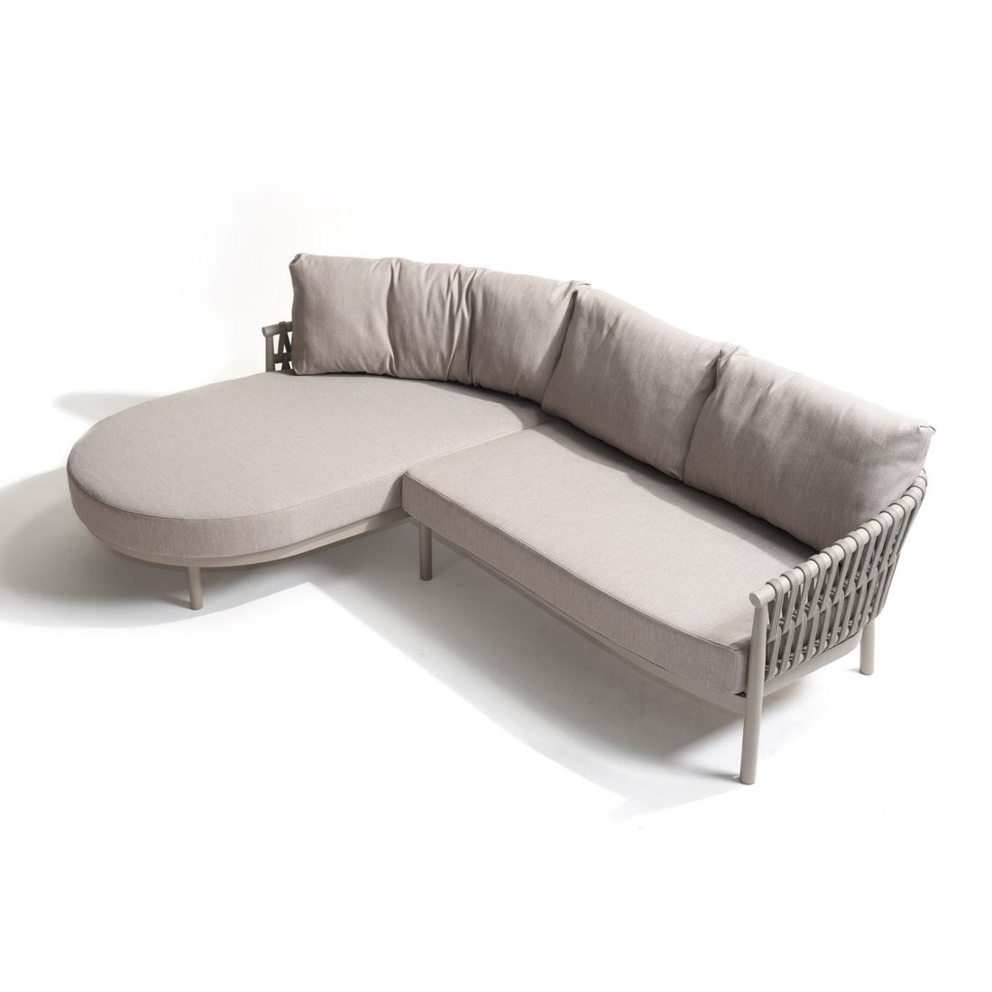 4Seasons Catalana Ecklounge inkl. Loungetische Aluminium/Rope/Olefin