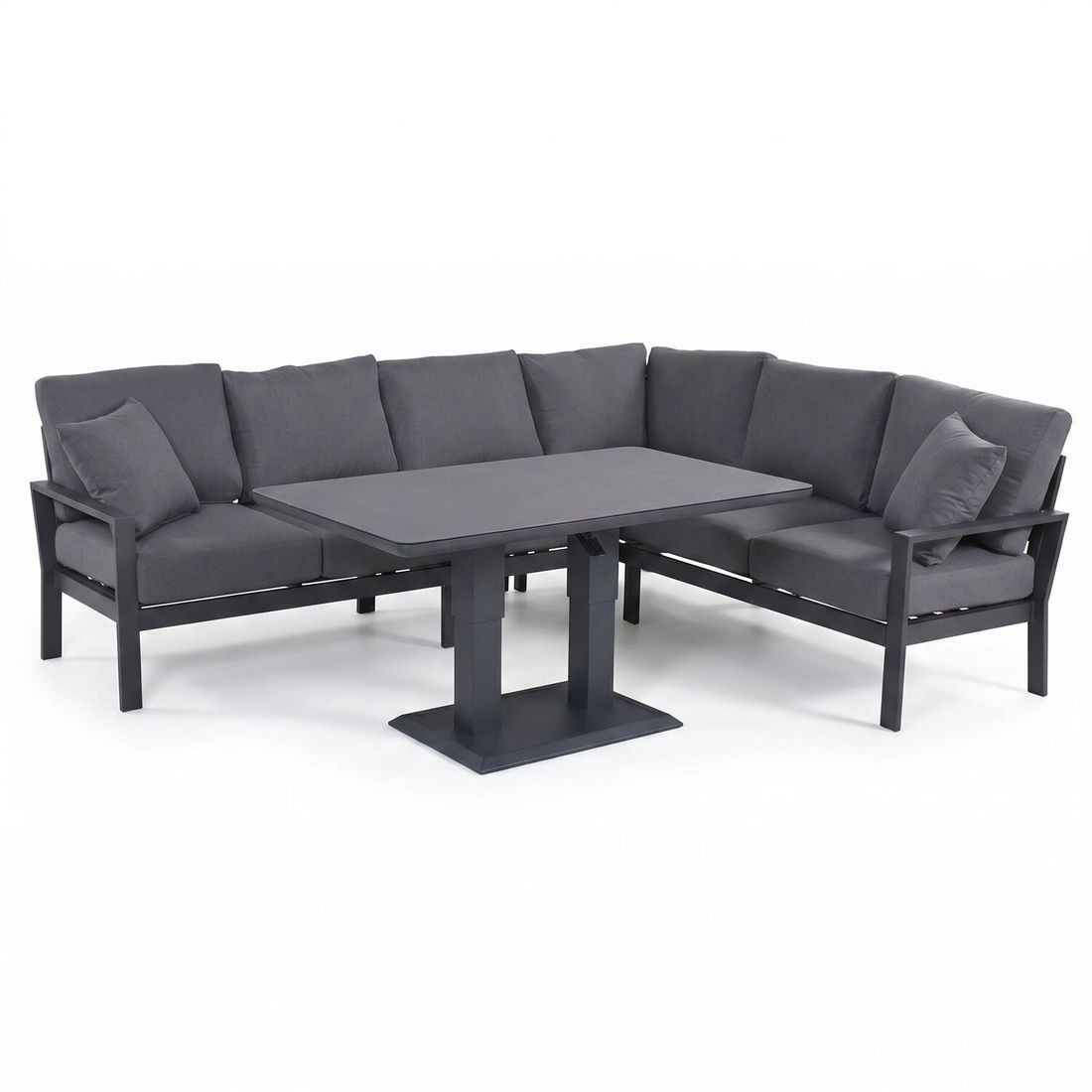 OUTLIV. Atlanta Low Dining Dininglounge Tisch 150x90cm Aluminium/Olefin