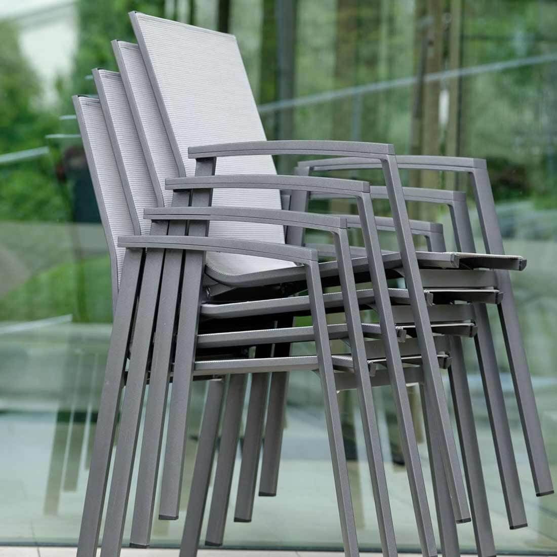 Stern New Top Gartenmöbel-Set M (4 Plätze) mit OUTLIV. Tisch 160x90cm