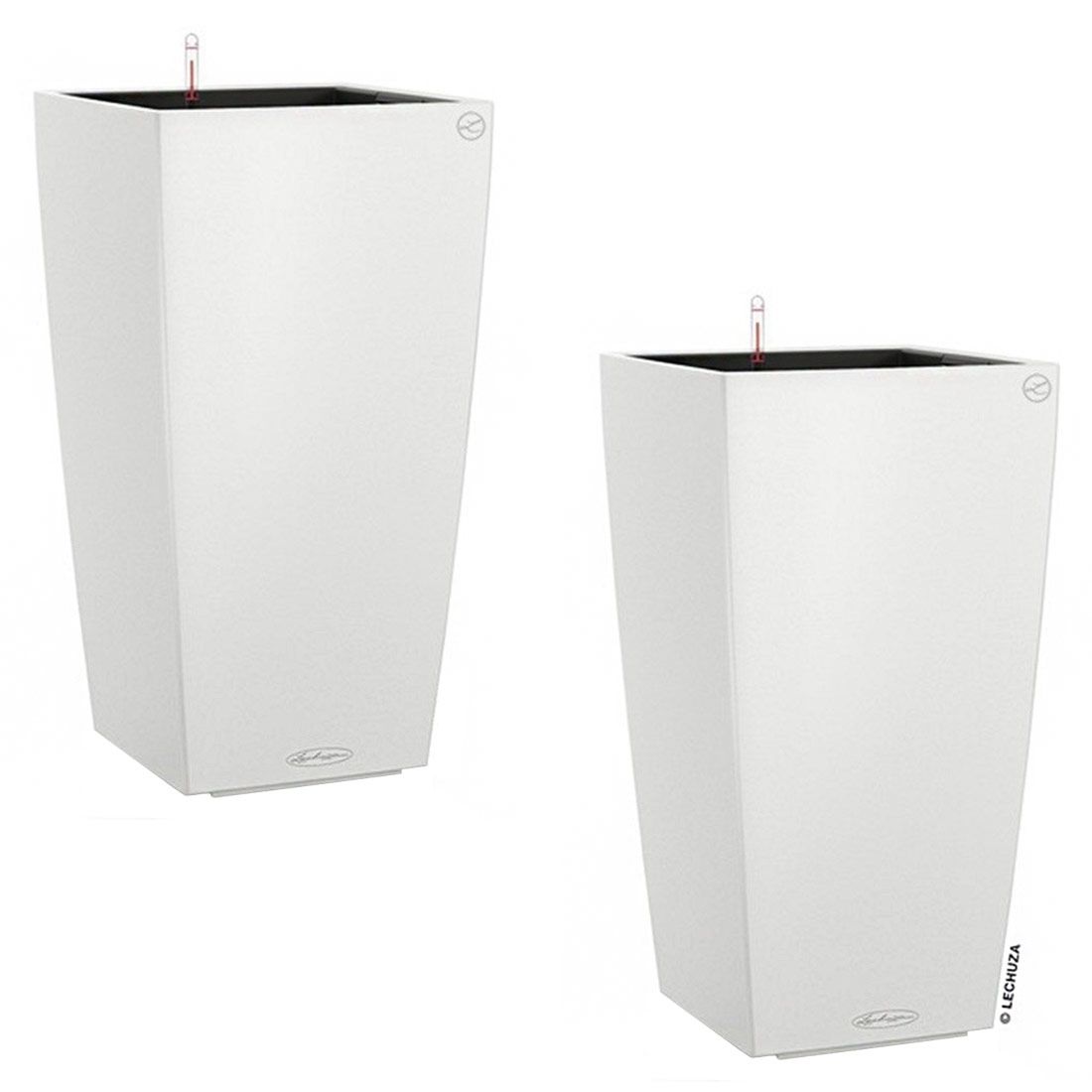 Lechuza Cubico Pflanztopfset 2-teilig 40x40x75cm Kunststoff