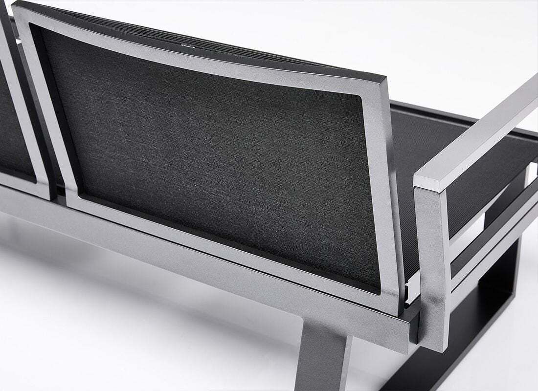 Kettler Rasmus Modular Diningsofa Aluminium/Polyester