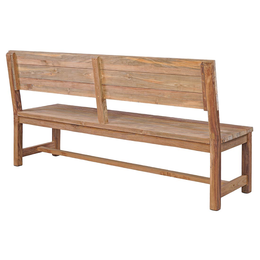 OUTLIV. Oxford Gartenbank mit Rückenlehne Teak