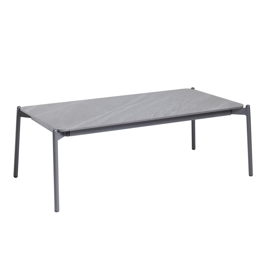 Interliving 7013 Loungetisch 125x64cm Aluminium/Sinterstone
