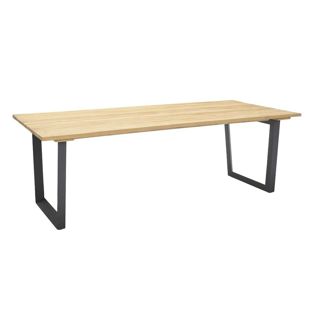 LifestyleGarden Jimmy Dininglounge Tisch 216x99cm Aluminium/Olefin
