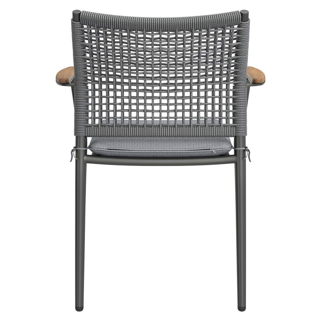 OUTLIV. Aruba Stapelsessel Aluminium mit Sitzkissen