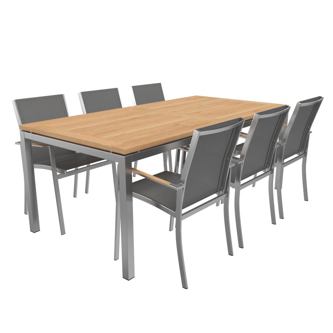 OUTLIV. Oviedo Gartenmöbel-Set L (6 Plätze) Tisch 200x100cm