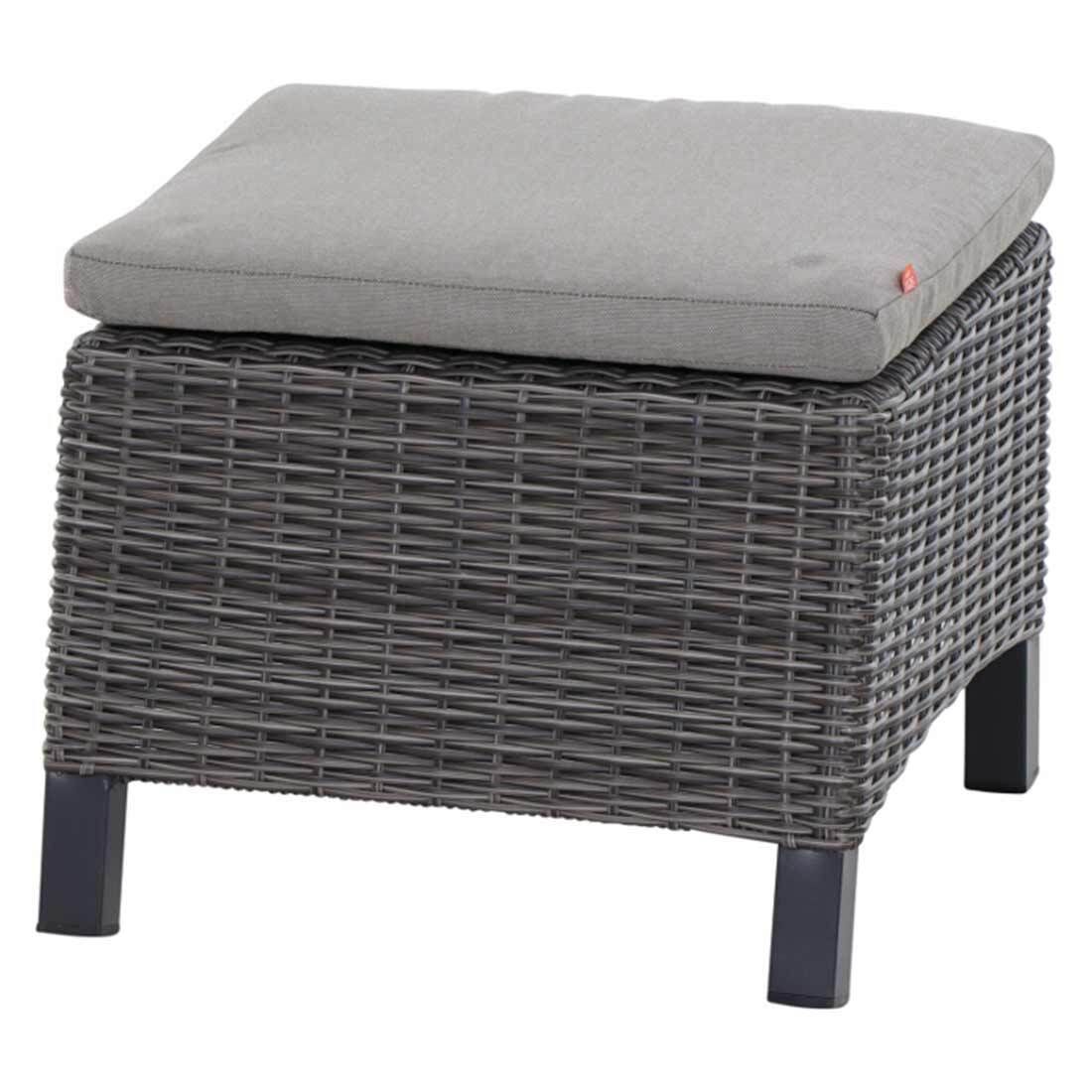 Siena Garden Corido Loungehocker Gardino-Geflecht/Polypropylen