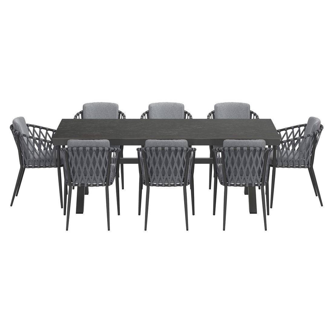 OUTLIV. Cairns Gartenmöbel-Set XL (8 Plätze) Tisch 220x100cm