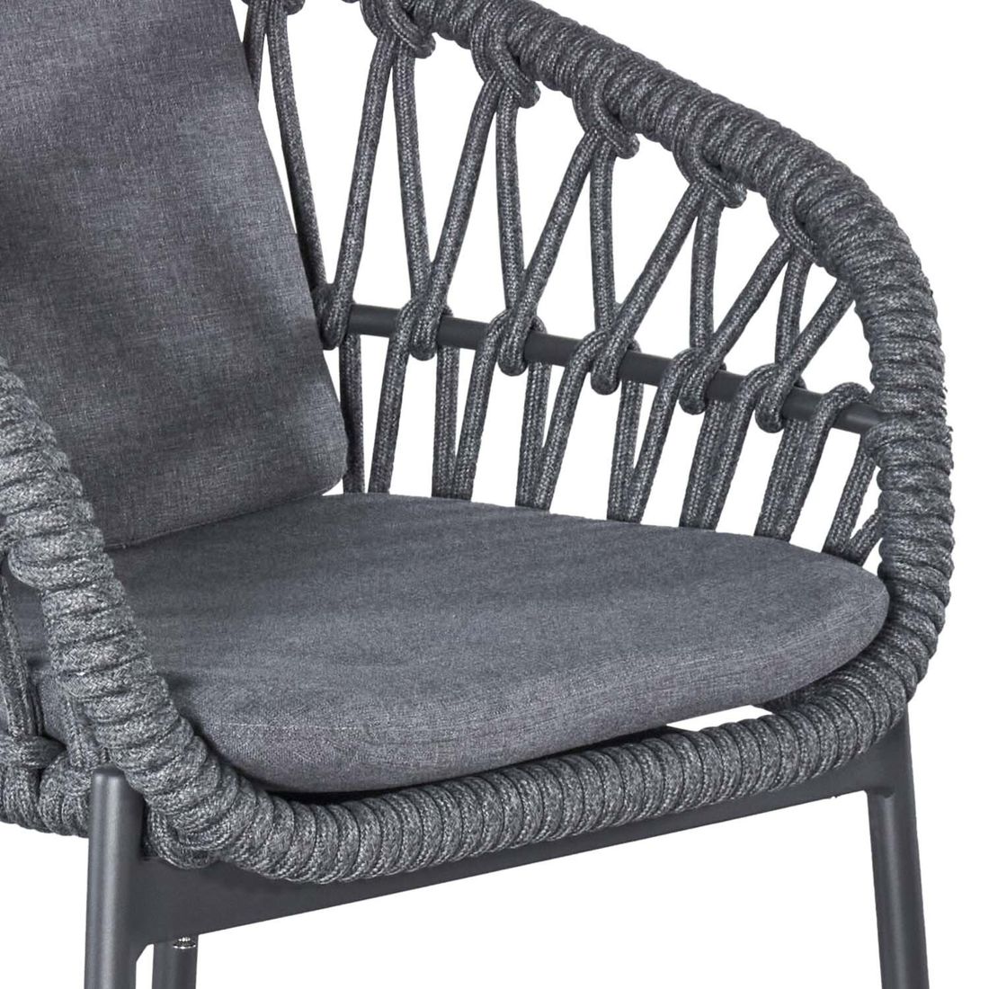 LC Garden Bari Gartensessel Aluminium mit Sitz- und Rückenkissen