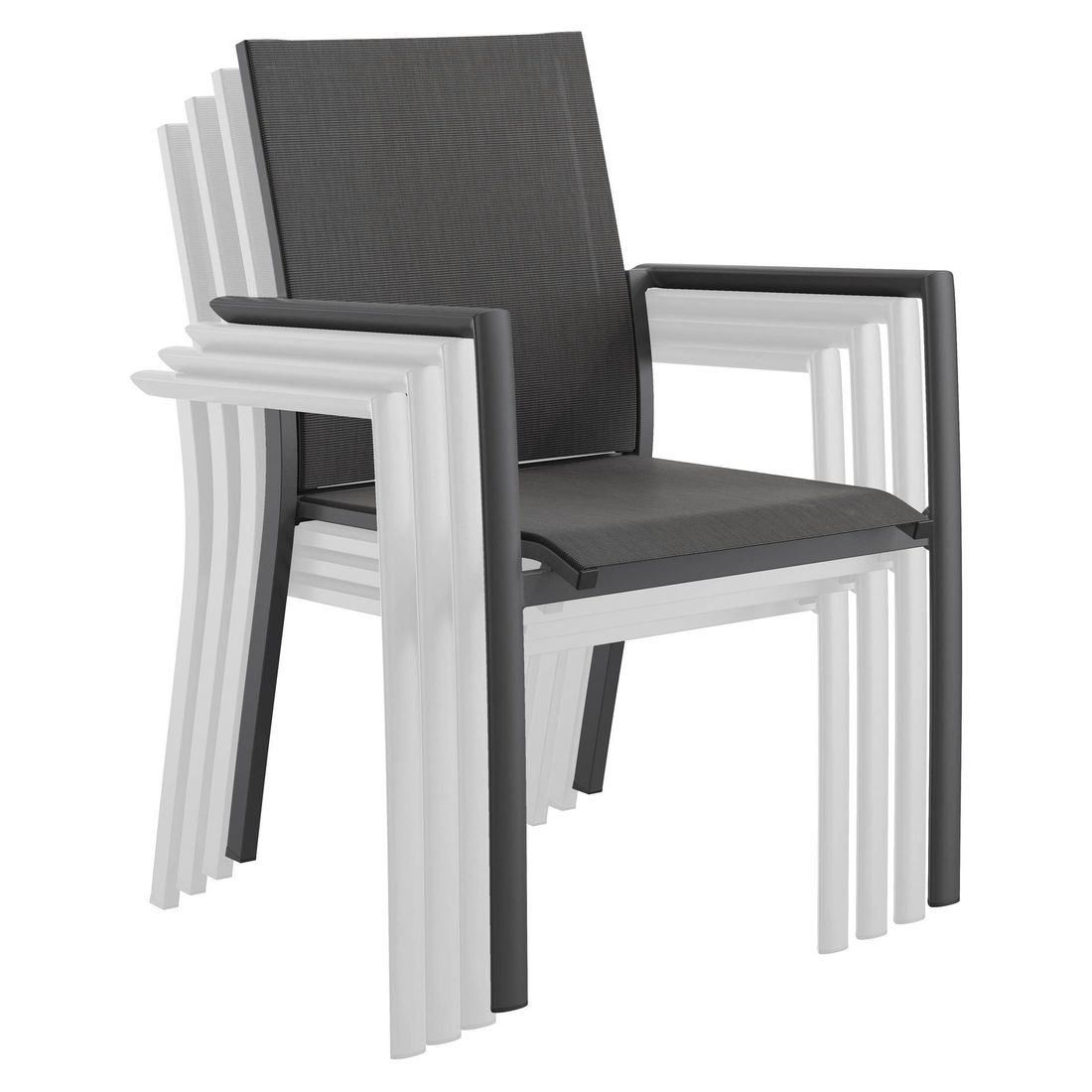 OUTLIV. Lucca Gartenmöbel-Set M (4 Plätze) Tisch 155x90cm