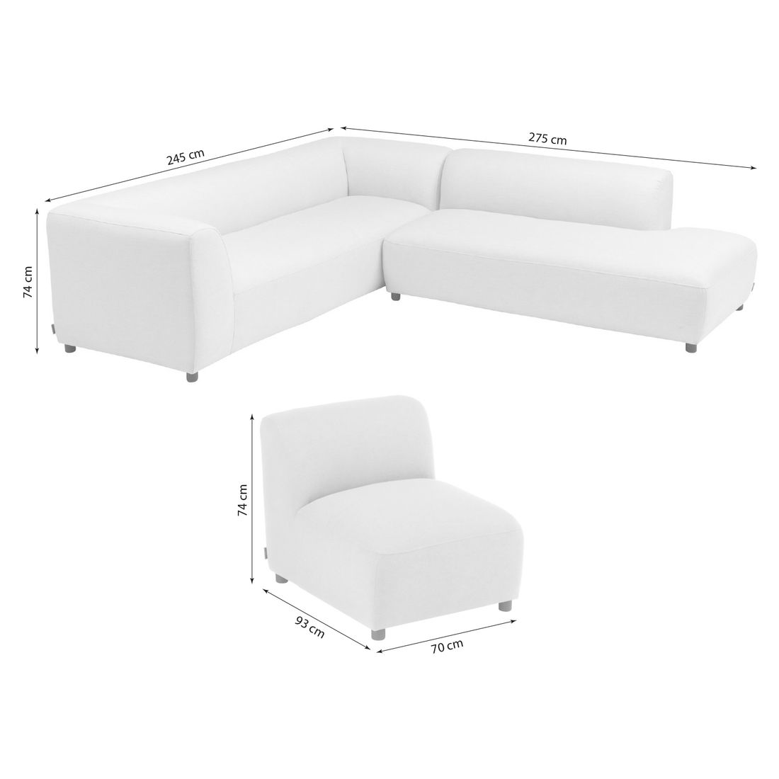 Kettler Osea Ecklounge Outdoorstoff