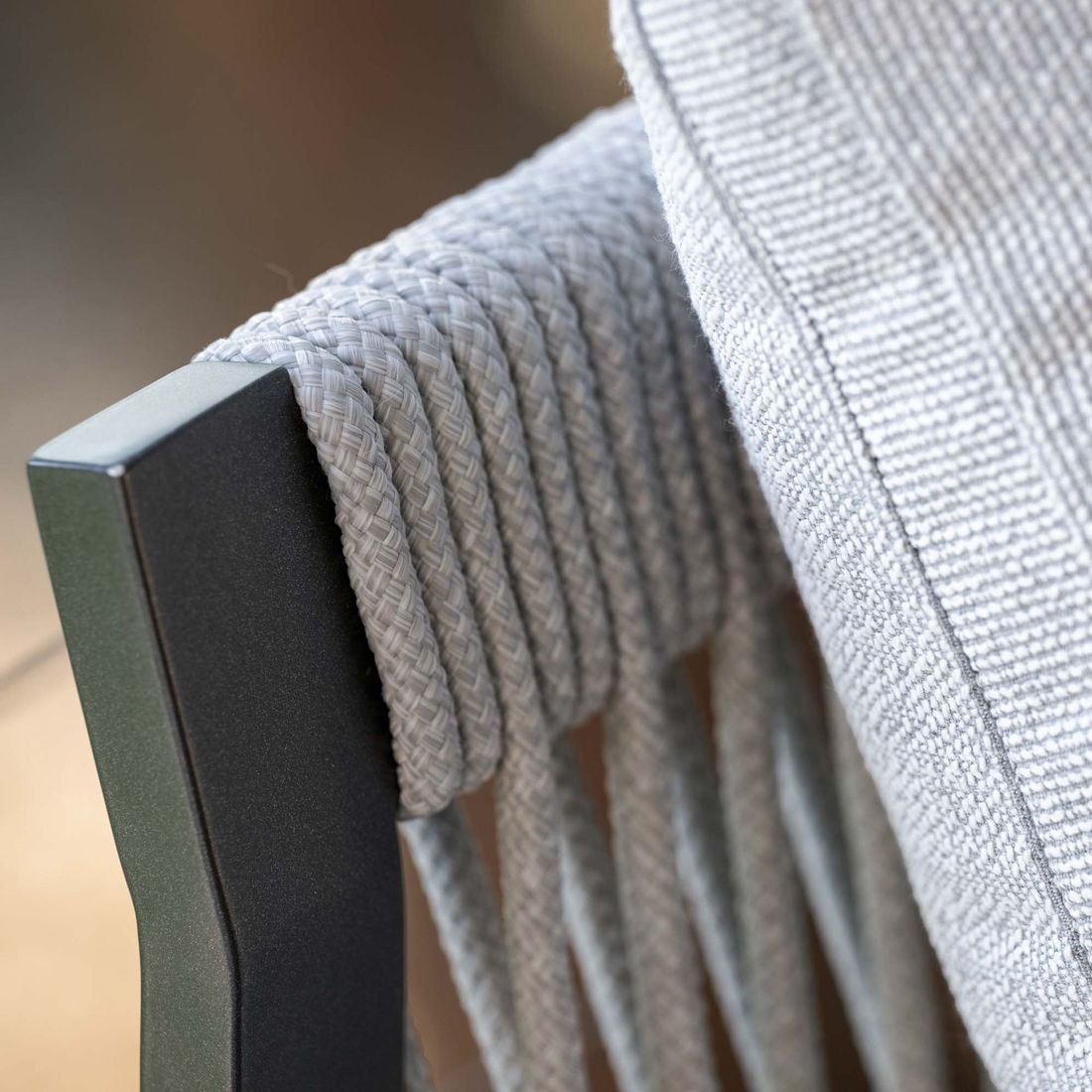 Stern Tammo Diningsofa Aluminium/Rope/Outdoorstoff