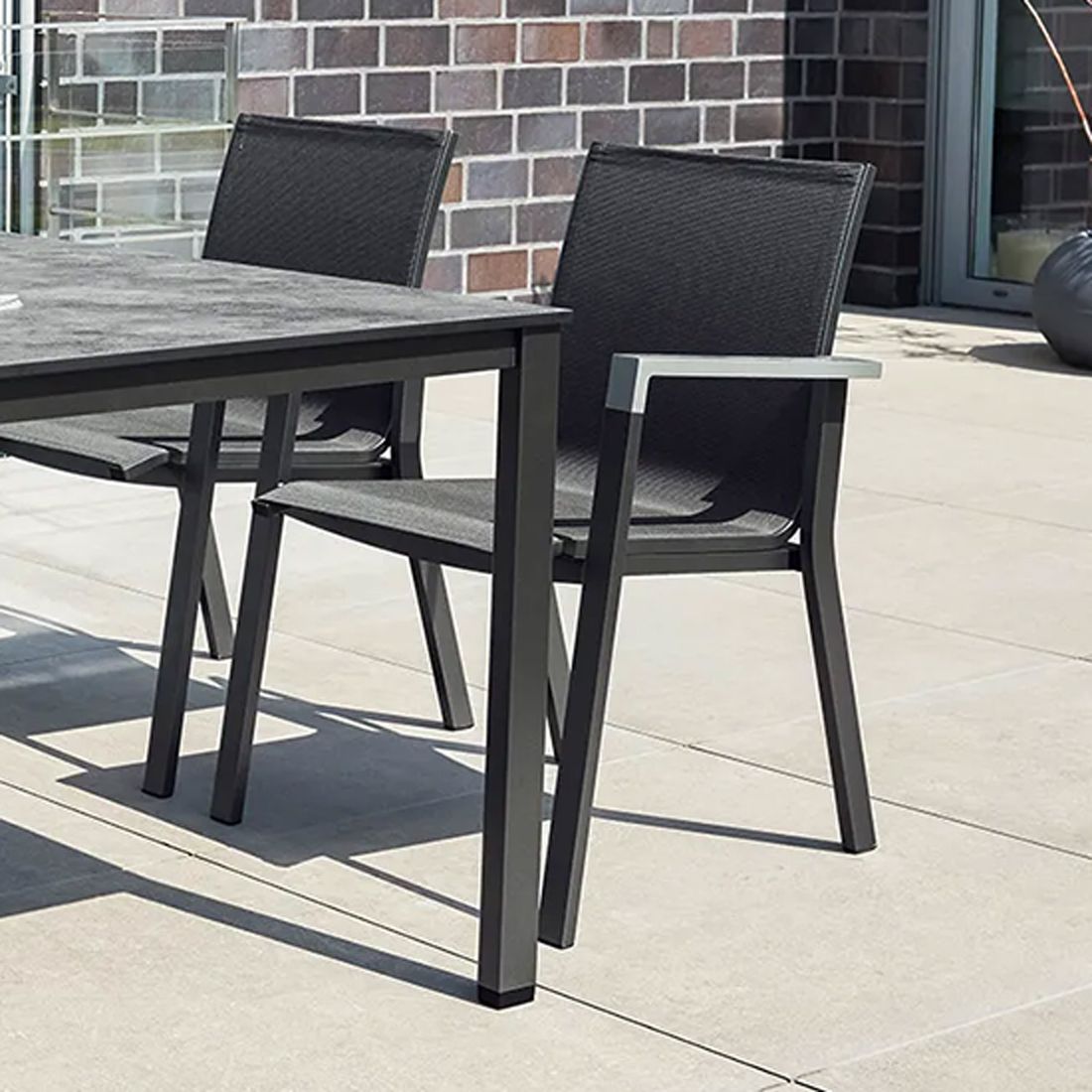 Kettler Rasmus Stapelsessel Aluminium/Outdoorgewebe