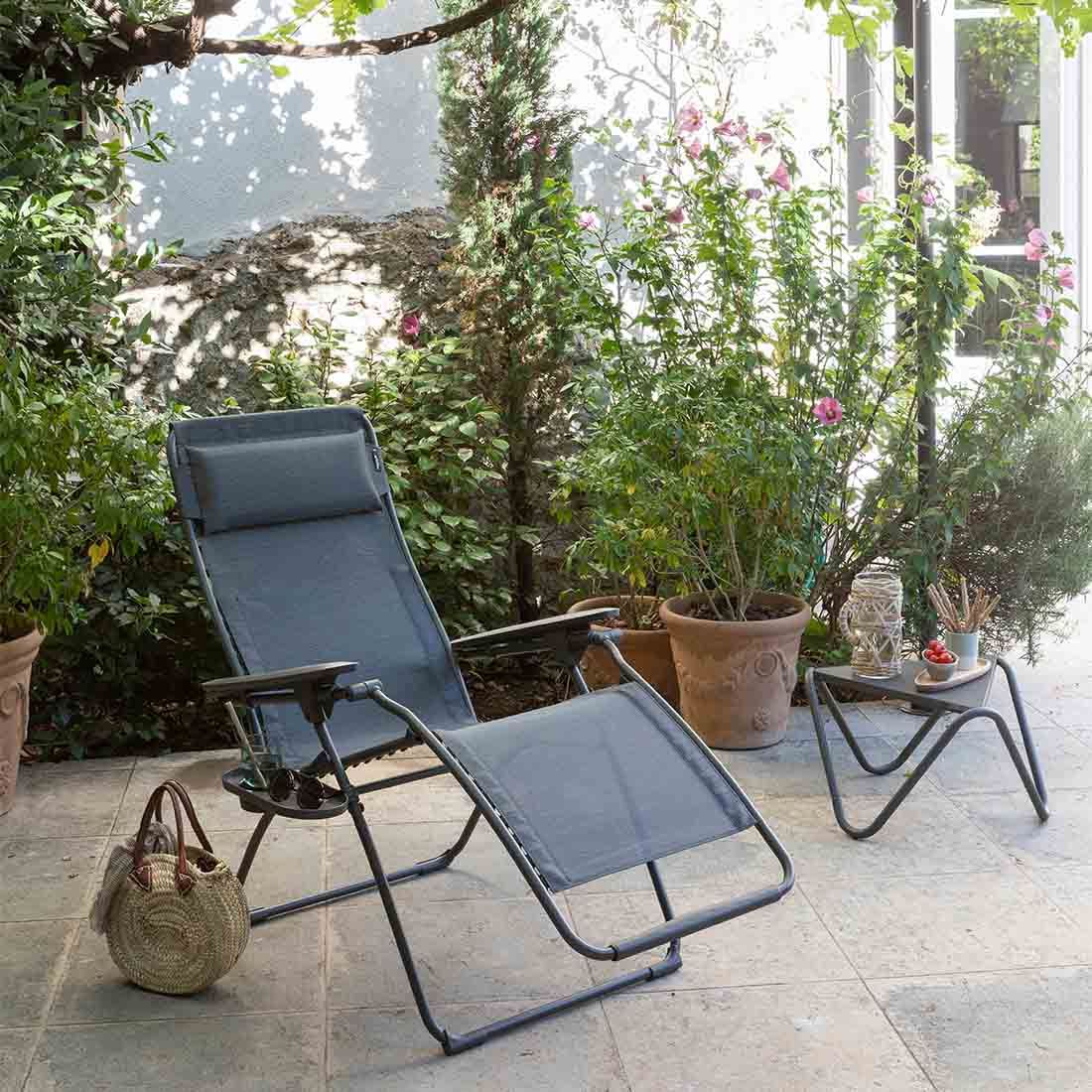 Lafuma Futura XL Relaxliege Stahl/Batyline Duo
