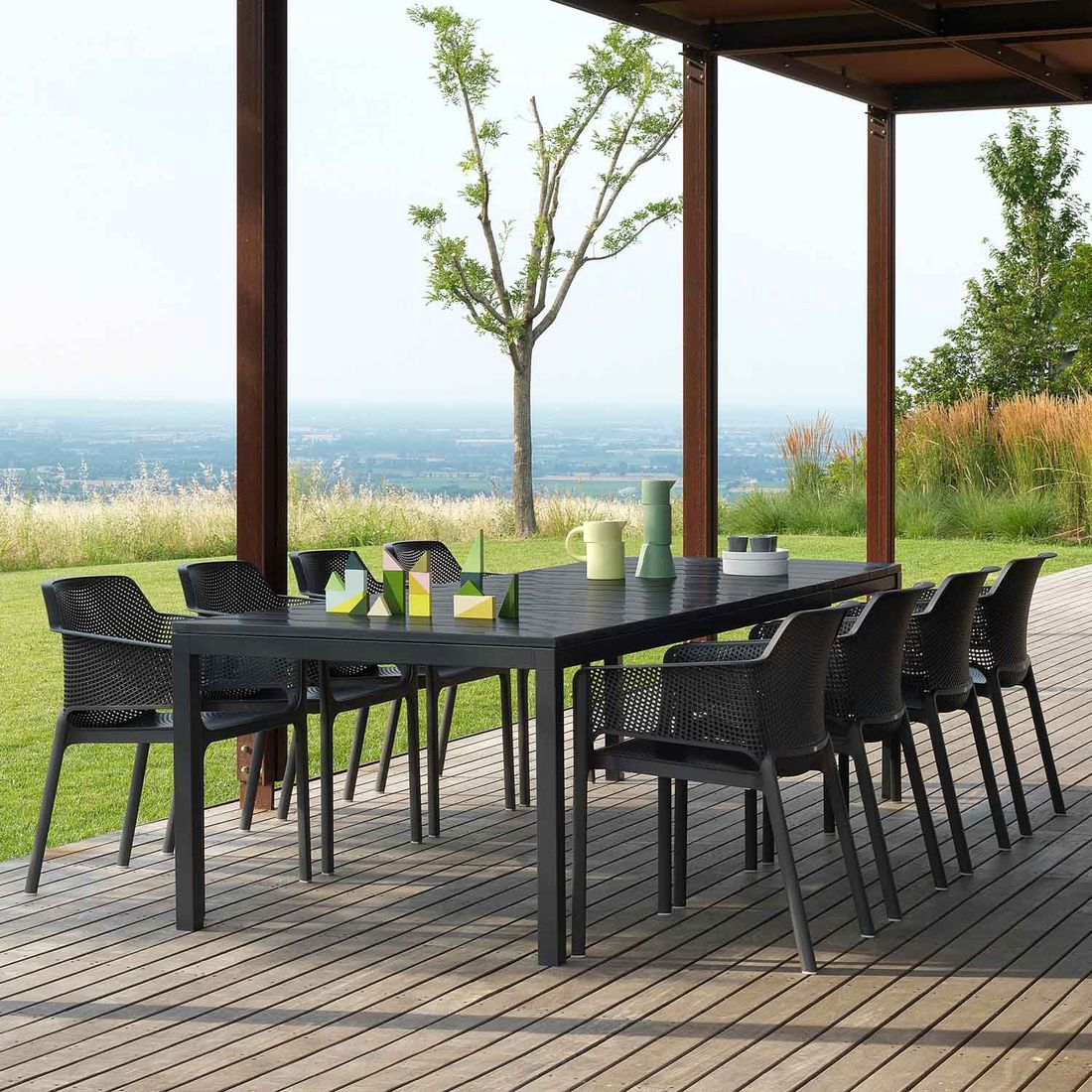 Nardi Net Stapelsessel-Set Kunststoff