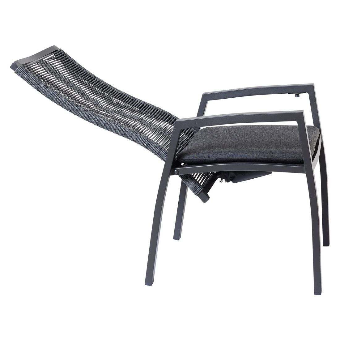 Interliving 7011 Gartensessel verstellbar Aluminium mit Sitzkissen