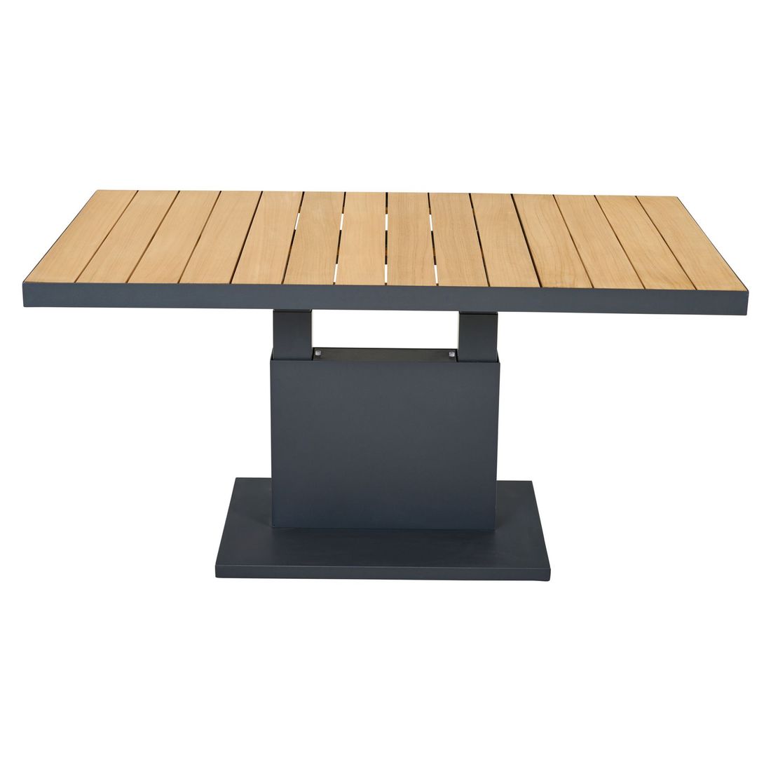 Siena Garden Talina Lifttisch Aluminium/Teak