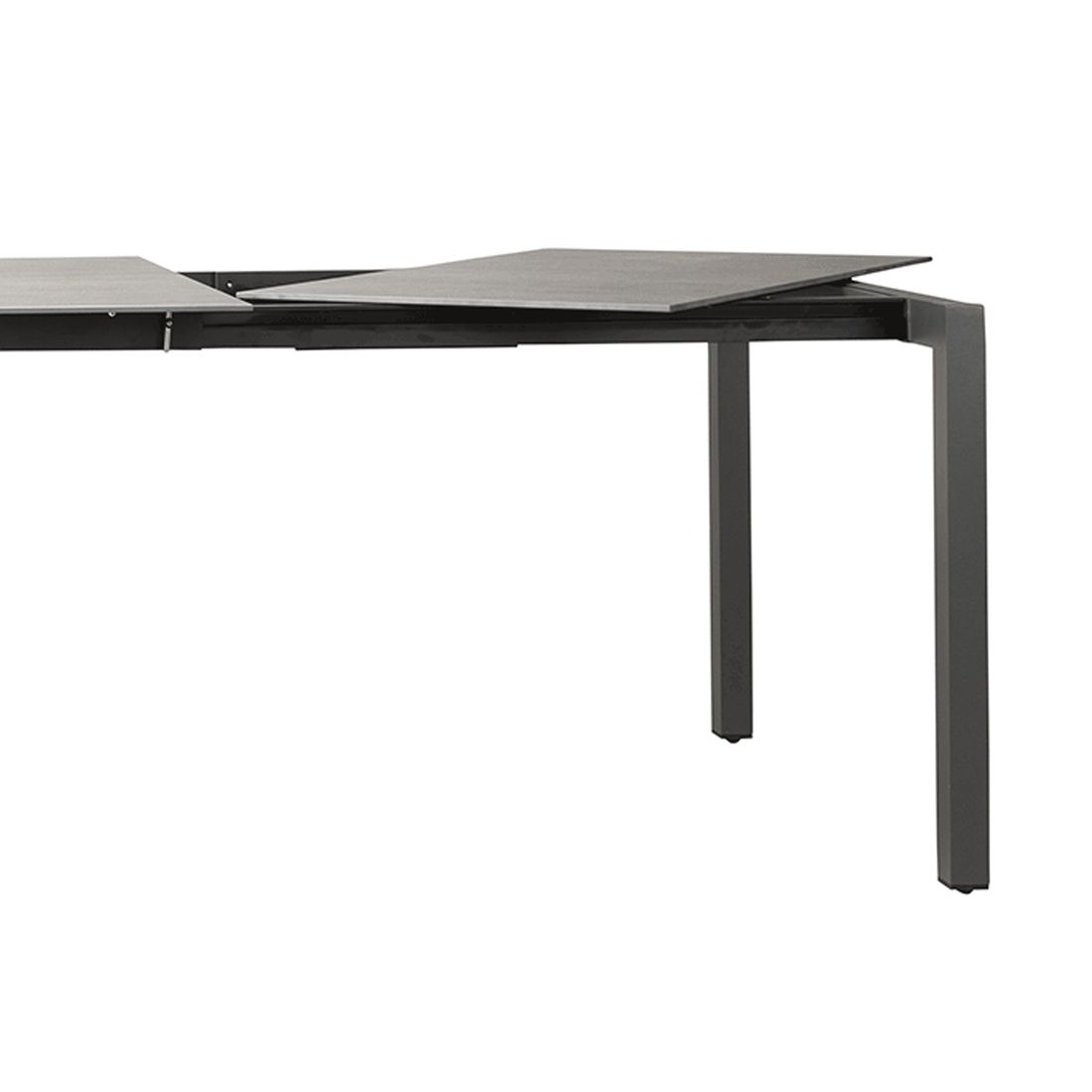 Solpuri Classic Ausziehtisch 160/220x100cm Aluminium/Dekton