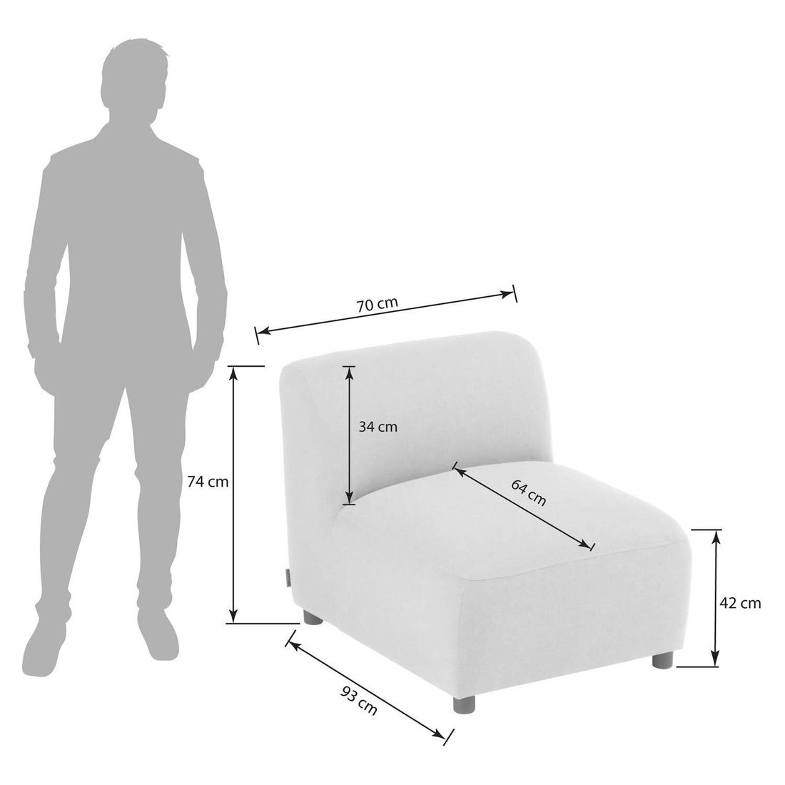 Kettler Osea Loungesessel Outdoorstoff