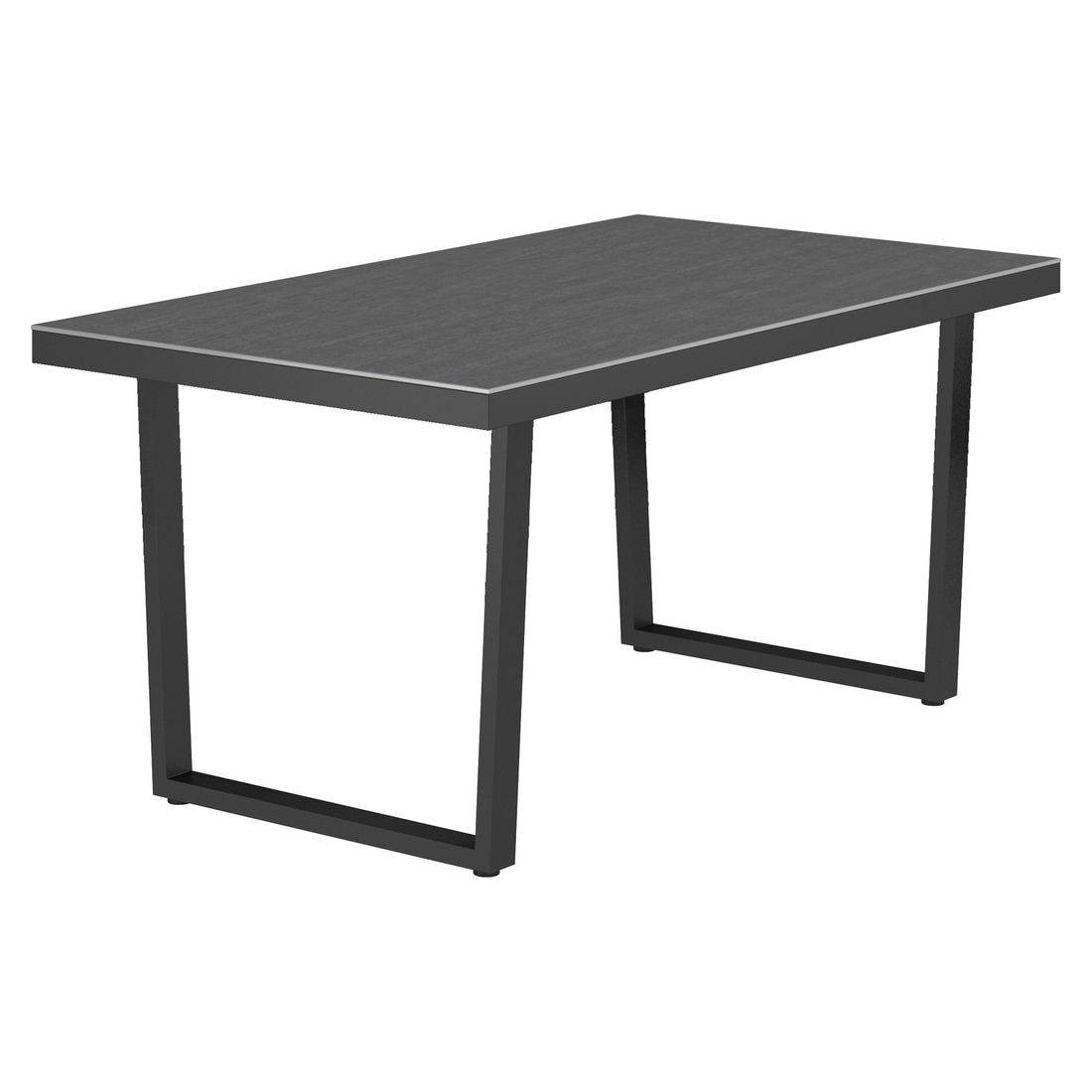 OUTLIV. Atlanta Dininglounge verstellbar Tisch 160x90cm Aluminium/Olefin
