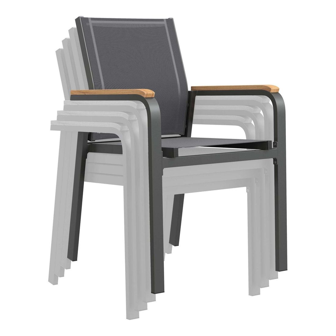 OUTLIV. Florenz Gartenmöbel-Set XL (8 Plätze) Tisch 220x100cm