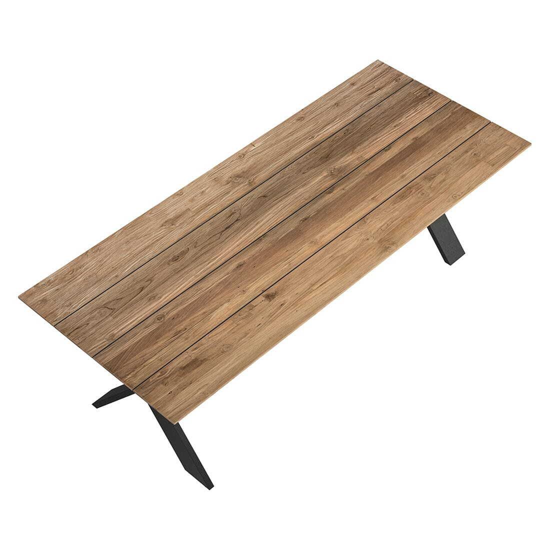 OUTLIV. Tilburg Gartentisch Aluminium/Teak
