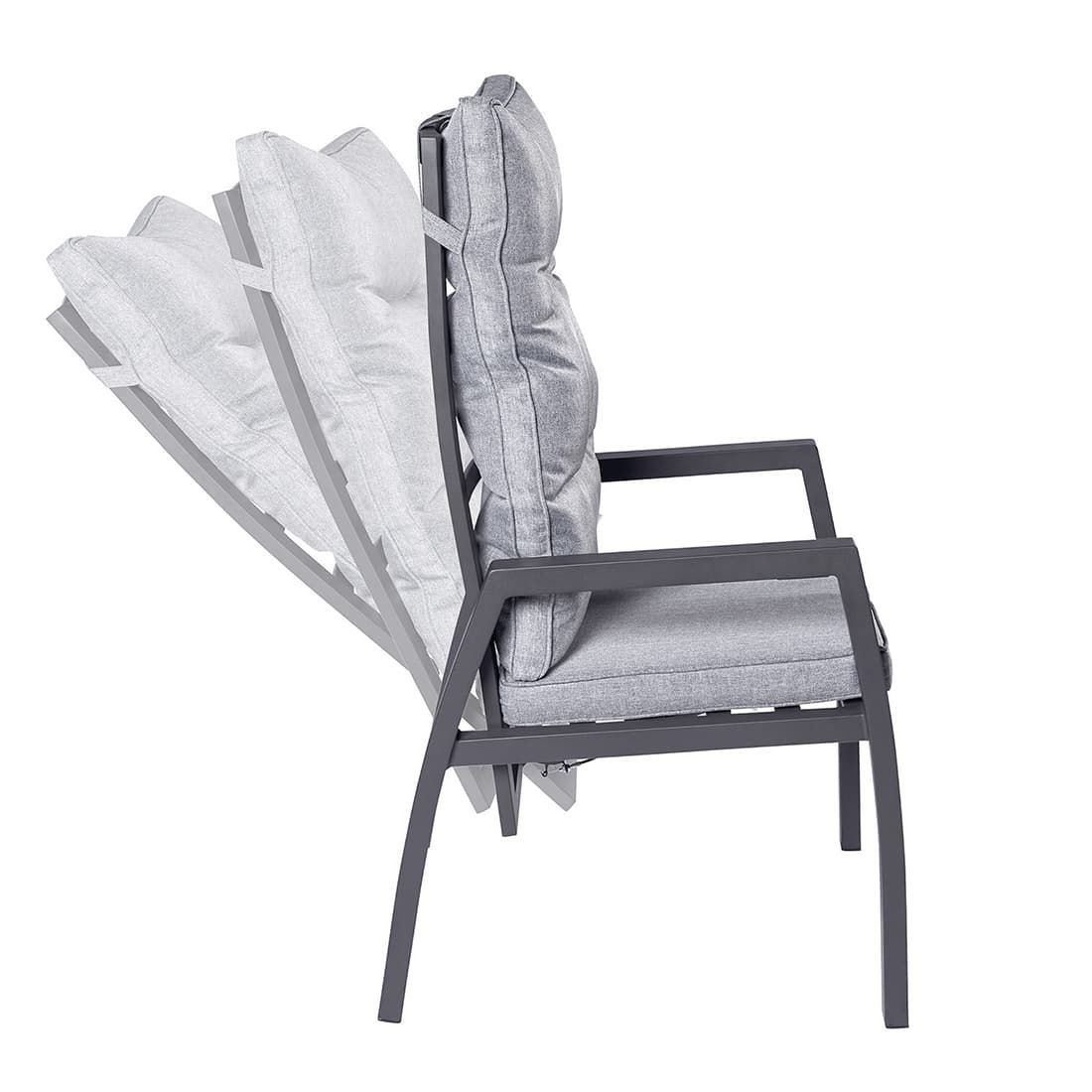LC Garden Bondino Gartenmöbel-Set XXL verstellbar Tisch 280/340/400x100cm