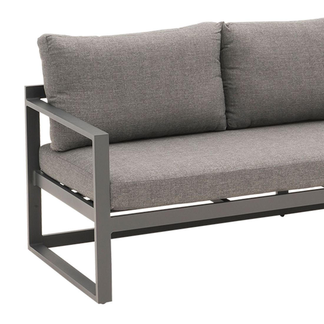 OUTLIV. Florenz Ecklounge inkl. Loungetisch Aluminium/Olefin