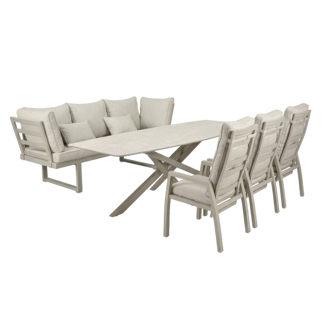 LC Garden Bondino Gartenmöbel-Set Tisch 220x100cm