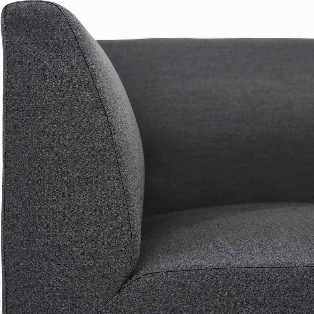 Kettler Pure City-Line Diningsofa Aluminium/Sunbrella