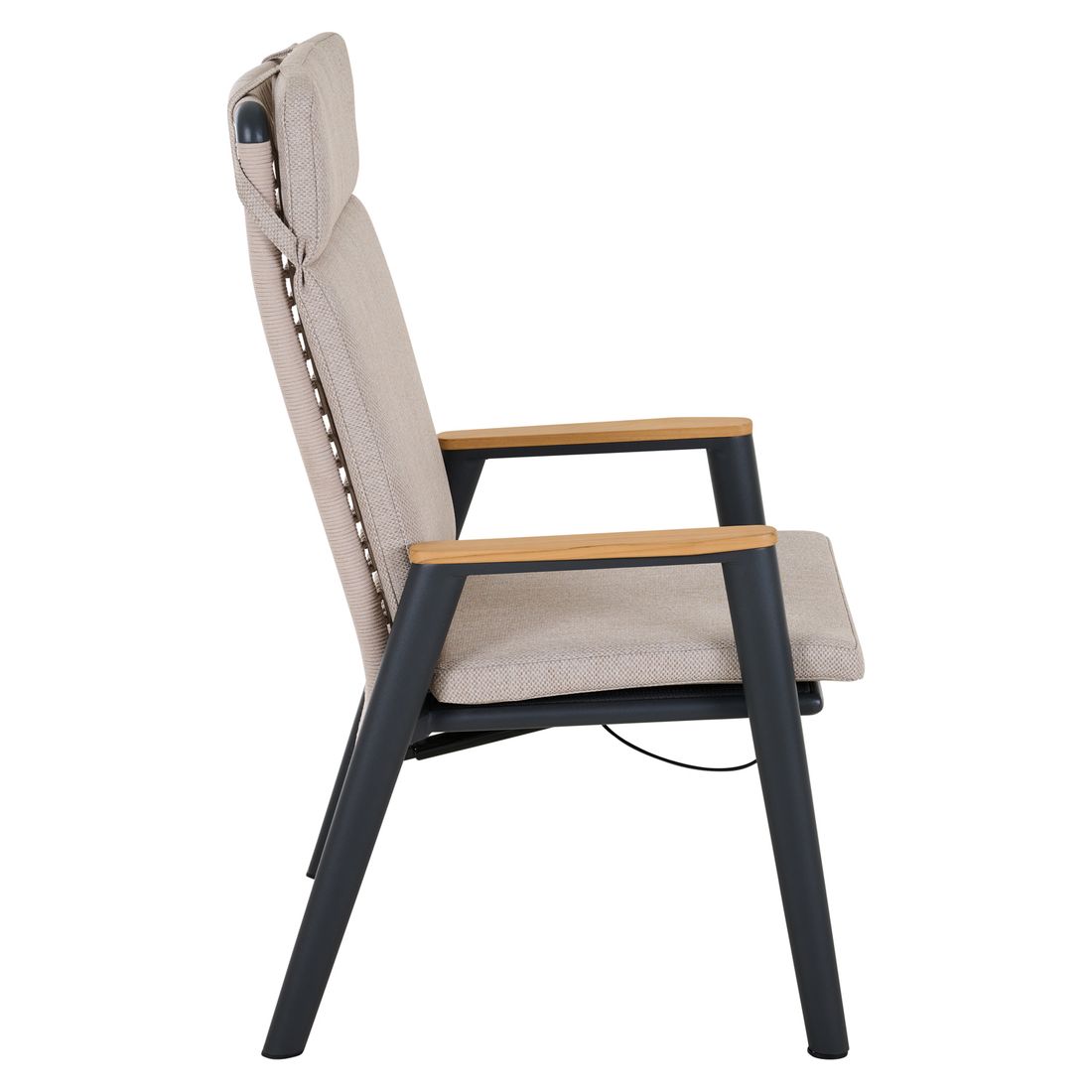 Siena Garden Cortina Gartensessel verstellbar Aluminium mit Sitz- und Rückenkissen