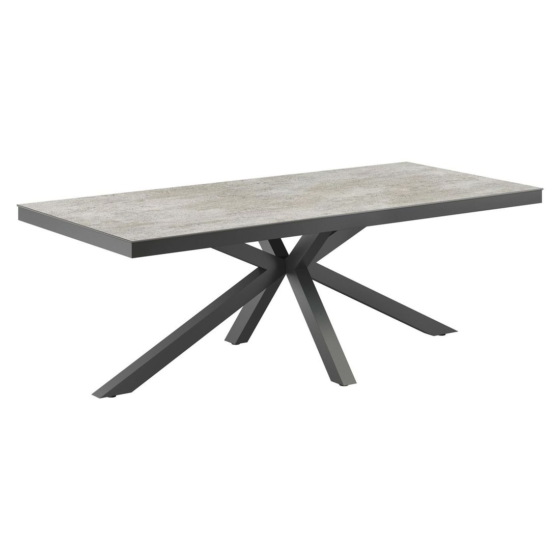 OUTLIV. Gartentisch 220x100cm Aluminium/Dekton