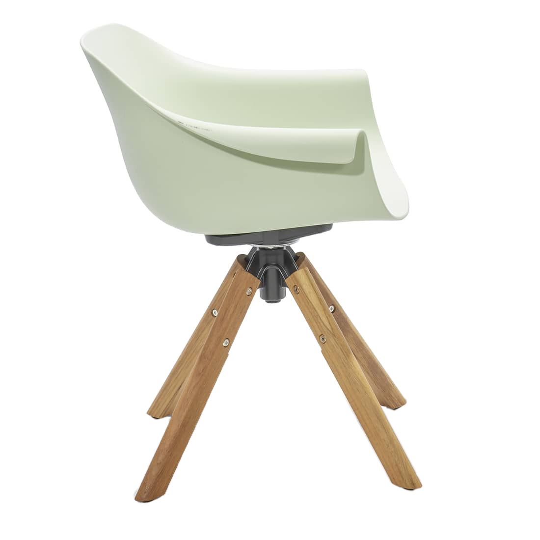 Musterring Stockholm Gartensessel drehbar Teak/Kunststoff