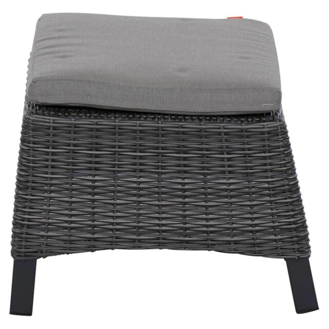 Siena Garden Corido Loungehocker Gardino-Geflecht/Polypropylen