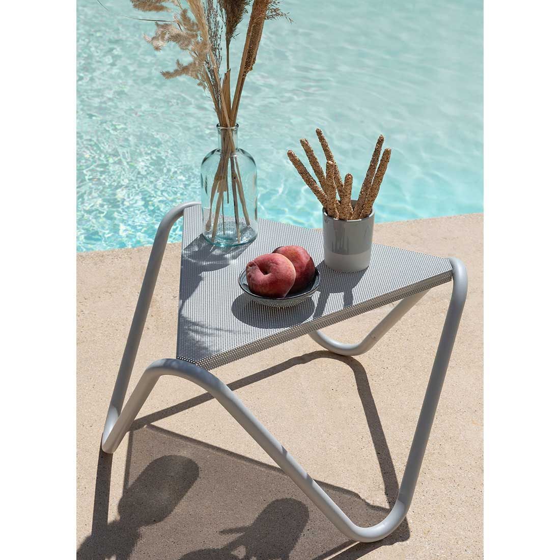 Lafuma Vogue Beistelltisch Garten 57x57cm Aluminium/Stahl