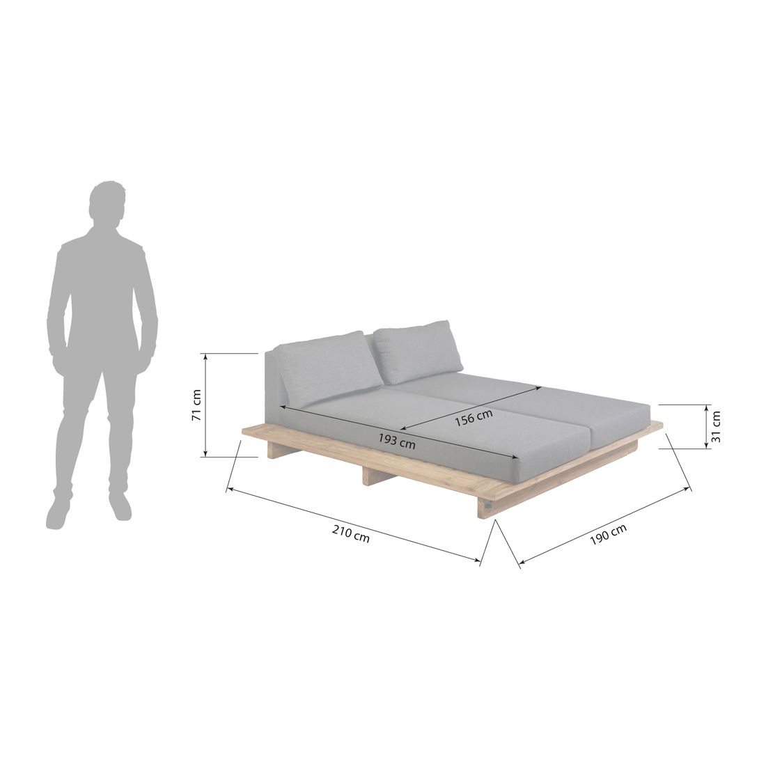 OUTLIV. Brite Daybed Olefin