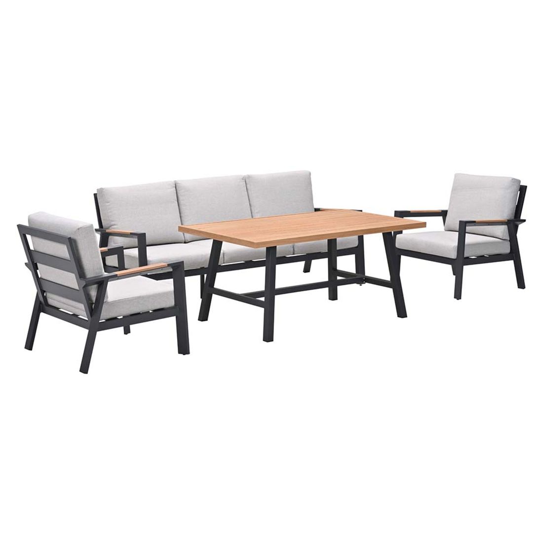 Garden Impressions Elati Dininglounge Tisch 150x89,5cm Aluminium/Polyester