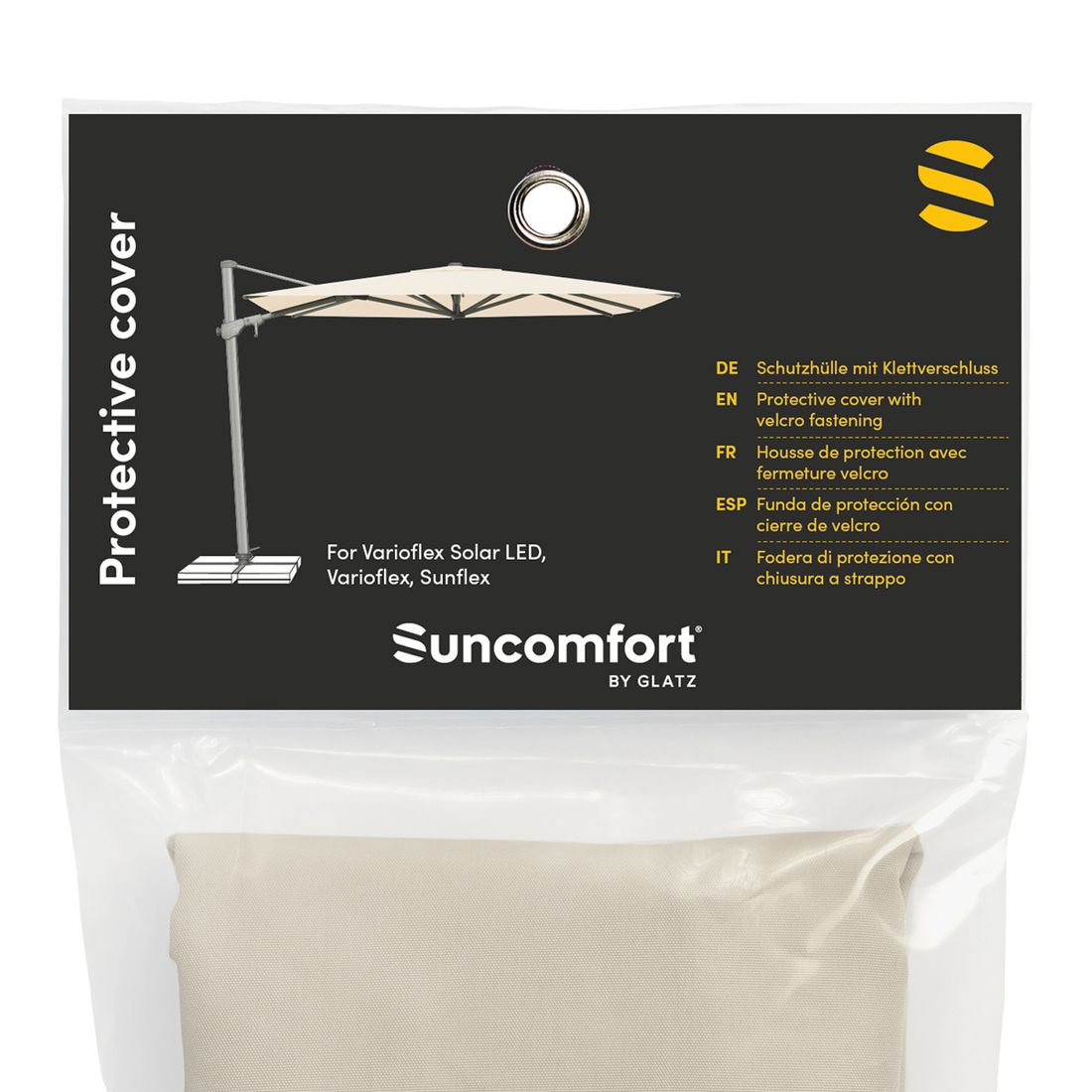 Suncomfort Varioflex/Sunflex Schutzhülle für Ampelschirme 300x300cm, 330x270cm